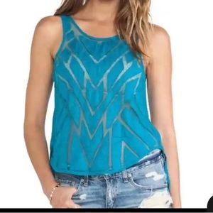Free people blue tank